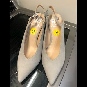NWT Vince Camuto Suede Leather Sling Bach Shoes 9